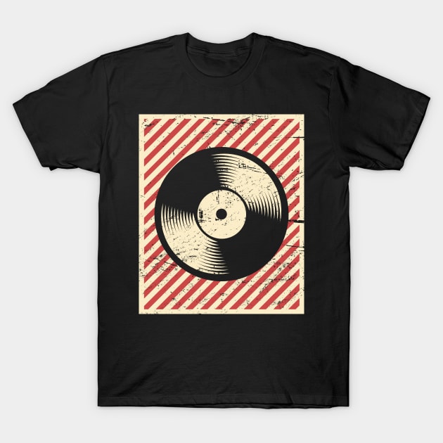 Vintage Vinyl Record Poster T-Shirt by MeatMan